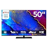 MEDION 125,7 cm (50 Zoll) Fernseher (Smart TV, 4K, Dolby Vision HDR, Prime Video, Disney+, Dolby Atmos, DTS X, kompatibel mit Google TV, PVR, Bluetooth, MD 850400)