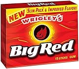 Wrigleys Kaugummi Big Red Zimt, 15 Streifen