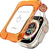 XeloTech Premium Schutzglas (2 Stück) für Apple Watch Ultra 2 & 1 (49mm, 2022,2023, 2024) – 9H gehärtetes Displayschutzglas