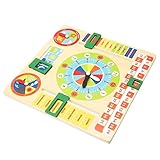 VICASKY 1 Satz Kalender Uhr Wochentage Für Kleinkinder Lernen Für 4 Jährige Lernspielzeug Für Kleinkinder Spielzeuguhr Kalender Für Holz