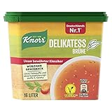 Knorr Delikatess Brühe mit würzigem Geschmack vegan, 6 x 329g