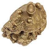 GREENADSCAPE 1Stk Barren-Drachenschildkröte Turtle heizlùfter schnapsbar barce gotable Auto Die Cool Reptil Schwimmbad Tiere Segen Desktop-Schmuck Glück bedeutet Handwerk Kupfer Golden