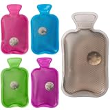 Bramble - 5 Stück Mini Wärmflaschen Taschenwärmer Handwärmer Knickwärmer - Wiederverwendbar & Tragbar