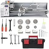 VEVOR Mini Drehbank 220x600mm Drehmaschine Metall 750 W Mini Drechselbank für Metallbearbeitung Drehbank Metall präzise einfach zu bedienen