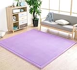 Anti-Rutsch-Krabbelmatte, 2 cm dick, Korallen-Fleece, weicher Teppich, sicher und bequem, verschiedene Anwendungen für Jugendliche, Erwachsene, wie Spielmatten, Matratzen, Yogamatten
