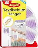 Aeroxon Textilschutzhänger 1x3 - Mottenschutz für Kleiderschrank, Wirksamer Mottenschutz von Textilien und Geweben vor Kleidermotten für bis zu 3 Monate, Mottenfalle kleidermotten mit Lavendel duft