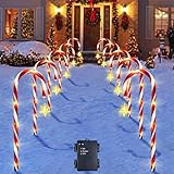 Acryl Weihnachtsbeleuchtung Außen,LED Gartenstecker Set,5 Stück Weihnachtsdeko Outdoor,LED Gartenstecker Weihnachten,Lichterkette Außen,Garten Lichterkette,Weihnachtsbeleuchtungfür Garten,Terrasse