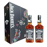 Jack Daniels 2x0,7L Whiskey Geschenkbox 40% Whisky China, Chinese New Year - Year of The Dragon 2024 - Limited Edition- Doublepack Jack Daniel's