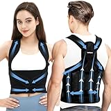 WellSync Haltungskorrektur Rücken Damen, Haltungskorrektur Rücken Herren Verstellbar Rücken Geradehalter Back Posture Belt Unsichtbar unter Kleidung, Back Straightener für Gerader Rücken Geradehalter