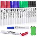 Hopton White Board Marker Pens, 16 Stück Flipchart Stifte, Whiteboard Marker Bunt, Whiteboard Stifte, 3mm stifte whiteboard Abwischbar, Non Permanent Dry Erase Marker für Schule, Büro, Fenster
