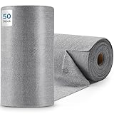 Torven Mikrofasertücher-Reinigungstücher 50 Stück 30 x 30 cm,Microfaser Putztuch,Kompakt und wiederverwendbar,Lappen Putztücher Fenster Tücher Mikrofasertücher Geschirrtücher, (Grau)