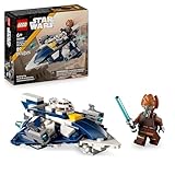LEGO Star Wars 75400 Plo Koons Jedi Starfighter Microfighter Bauspielzeug mit 2 Shootern - inklusive Mini-Figur mit Lichtschwert - Geschenk für Jungen ab 6 Jahren und Fans von The Clone Wars