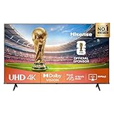 Hisense 75E6NT 189cm (75 Zoll) Fernseher, 4K UHD Smart TV, Precision Colour, HDR, Dolby Vision, 60Hz, Triple Tuner DVB-C/S/S2/T/T2, WiFi, HDMI 2.1, Bluetooth, Alexa Built-in, Schwarz, [2024]