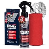 ACS3000 EASY Felgenversiegelung – Keramikbeschichtung für Felgen – Langzeitschutz gegen Bremsstaub, Salz & Schmutz – Hydrophober Lotus-Effekt, Keramik Versiegelung, Schutzversiegelung inkl. Poliertuch