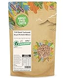 Wholefood Earth TVP Dark Textured Soya Protein Mince - GMO Free - Vegan - Milchfrei - Ohne Zusatz von Zucker, 500g
