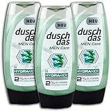 3 er Pack Duschdas Men Hydra Kick 3 x 225 ml