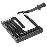 A4 Papierschneider Profi Fotoschneider Hebelschneider Papierschneidemaschine Schneidegerät Bindegerät Schrottmaschineider aus Rostfreiem Stahl für Schule und Büro