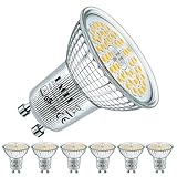 EACLL GU10 LED 4000K 9W Ersetzt 120W Halogen Leuchtmittel, 6er-Pack. 950 Lumen Neutralweiss Birnen, AC 230V Flimmerfrei Strahler, Abstrahlwinkel 120° Spot, Nicht Dimmbar Ø50xH53mm Reflektorlampen