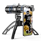 Apexel Zoomobjektiv HD 20-40X mit Stativ, Teleobjektiv, für Handy, für iPhone, Samsung und andere Smartphones, gut für Jagd, Camping, Sport