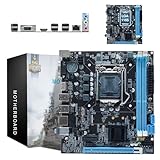 Sxhlseller H61 Micro ATX Motherboard, LGA 1155 CPU Steckplatz, Dual Channel DDR3, M.2 NVMe NGFF 3 Phasen Stromversorgung, HD VGA Ausgang für LGA1155 Sockel I3 I5 I7