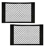 EINESIN Kofferraum Netztasche Auto Gepäcknetz, Universal Kofferraumnetz Schutznetz Elastisch Kofferraum Aufbewahrung Netz Mit Klettverschluss für Auto/SUV Kofferraum Gepäcknetz