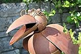 Wasserspeier 'Rabe' aus Metall 27 cm