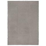 HANJIEFACAI Teppich waschbar,Teppich,fellteppich,Teppich Rechteckig Grau 80x160 cm BaumwolleAdatto a camere da letto, soggiorni, pavimenti