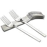 Fosly Tafelgabeln 12 Stück, Edelstahl Abendessen Gabeln, Tisch Gabeln