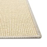 Floori® Sisal Kratzteppich | Naturfaser: nachhaltig und umweltfreundlich | Kratzmatte für die Krallenpflege Ihrer Katze | Ivory, 60x80cm