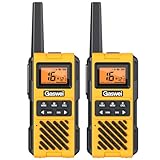 Gaswei G1pro+ Walkie Talkies für Erwachsene,Dreifarbiges Display mit Hintergrundbeleuchtung,wiederaufladbare Notfallfunkgeräte, Walki Talki VOX,SOS-Alarm,16 Kanäle Funkgeräte(2 Stück)