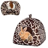 Norhogo Meerschweinchenbett, Kaninchen höhle, Kuschelsack Meerschweinchen Höhle, Meerschweinchen Bett, Winter Gemütliches Kleintierbetten, meerschweinchen höhle Für Zwergkaninchen/Chinchilla/Hamster