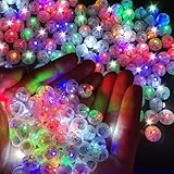Yeelan Mini Led Licht,120 Stück Ballons Lichter, Runde Led Ballonlichter, Blinkende Party Licht für Luftballon Girlande,Papier lampions, Hochzeit, Weihnachten, Geburtstag, Halloween Deko (Bunt)