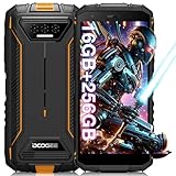 DOOGEE S41 Max Outdoor Handy Ohne Vertrag 16GB RAM 256GB ROM/TF 1TB, 5.5 Zoll HD+ Display Android Outdoor Smartphone 6300mAh, 13MP+8MP, IP68/IP69K Wasserdicht, Dual 4G SIM, Face ID/OTG/NFC/GPS/BT5.0