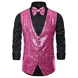 Pailletten-Weste für Erwachsene Vollständig gefütterte