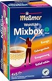 Meßmer Wohlfühltee Mixbox | 20 Teebeutel in 4 Sorten: Energie, Geborgenheit, Entspannung, Schlaf schön | Kräutertees für jede Tageszeit