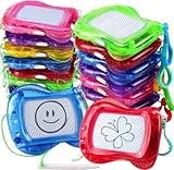 Piucrty Mitgebsel Kindergeburtstag Mini Maltafel Zaubertafel Schlüsselanhänger Kinder 12Pcs Nützliche Gastgeschenke Kleinigkeiten Give Aways Tombola Preise Pinata Füllung Party Beschäftigung