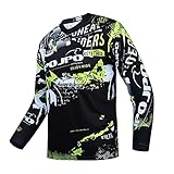Child Element Racewear Powersports Trikots Kinder Radfahren MTB Fahrrad Mountainbike Trikot Shirt für Jugendliche, Cu9013-lj, 10 Jahre