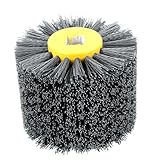 Schleifbürsten Nylonbürste 80/120/320 Körnung Polierbürste Zum Holzverarbeitung Grit Bürste Bristle Bürsten Für Satiniermaschine Drahtziehrad Nylonbürsten (grau, 120)