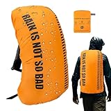 Rucksack-Regenschutz | Outdoor-Tagesrucksack-Regenschutz | Tragbarer wasserdichter Rucksackschutz für Radfahren, Wandern, Camping, Reisen