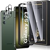 UniqueMe 4 Stück Schutzfolie für Samsung Galaxy S23 Panzer Schutz Glas, 2 Stück Schutzglas und 2 Stück Kameraschutz, 9H Härte Panzerfolie Folie Displayschutz, HD-Klar