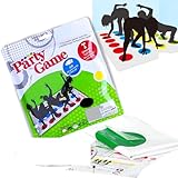 HONGECB Balance Floor Spiel Pad Mat, Twisting Spiele, Bodenspiel mit Spielmatte, Twisting Game für Kinder & Erwachsene, Teamspiel, lustiges Spiel für Kindergeburtstage, 2-4 Personen