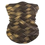 Fischgrät Metall Vintage Gold Halstuch 26X30Cm Multifunktion Schlauchschal Stilvoll Half Face Kopfbedeckung Für Herren Lauf Erwachsene