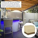 Rosixehird Abdeckung für Terrassentisch,wasserdichte Schutzhüllen für Gartenmöbel - Staubdichte Couchabdeckung zum Schutz von Tisch, Schreibtisch, Stuhl, Sitzen vor Schnee, Frost, Wasser