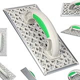 ToolSpace Styropor Raspel Schleifbrett Schleifer 270x130mm Raspelbrett Styroporraspel Styroporschaber Reibebrett Kunststoff Verzinkt Stahlblech Nivellieren von Styroporplattenstößen