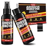 Klebereste Entferner 200ml Spray - Starkes Klebstoffentferner Set mit Schaber | Für Glas, Autos, Fenster, Wände | Schnell Entfernt Etiketten, Aufkleber, Klebebandrückstände, Gummi, Klebstoffe, Wachs