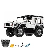 RC ferngesteuerter SUV Jeep aus CaDA Bausteinen, Auto-Steckbausatz DIY Spielzeug, Geländewagen aus Klemmbausteinen, Konstruktions-Spielzeug für Kinder und Erwachsene, Fahrzeug für Anfänger u. Profis
