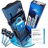 NEXTCOVER® Faltschloss Fahrrad FoldOne - Das Original - mit SteelSecure-Technologie und 3 Schlüsseln I Robustes Fahrradschloss Faltschloss, Fahrradschloss hohe Sicherheit mit Halterung, 100cm