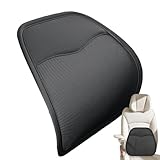 Lendenkissen für Auto, Lendenkissen für Rückenlehne, ergonomische Unterstützung für Rückenlehne aus Eisseide, atmungsaktiv, für Stuhl, Lendenwirbelstütze für Liegesofa für Kindersitz