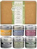 direct&friendly Bio Tee Geschenkset mit 6 verschiedenen Bio Teemischungen (Naturkarton)