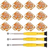ZHUROUPU 12 Pair Thumbsticks Drift Fix Modul Reparaturkit für PS5 -Controller, Analog Stick Drift Fix Mod, Griff Joystick -Drift -Reparaturplatine für PS4 für Xbox S/X (＋ 1, 5/T6/T8)